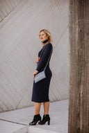 Clutch bag Sky Blue Suede